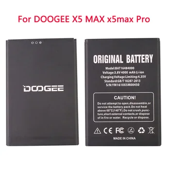 100% באיכות גבוהה BAT16484000 4000 מיליאמפר סוללה עבור DOOGEE X5 מקס x5max Pro הסוללה של הטלפון