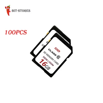 100PCS כרטיס זיכרון SD סיד כרטיס 16GB לשנות CID כרטיס זיכרון עבור ניווט כרטיס SD כרטיס זיכרון 16GB