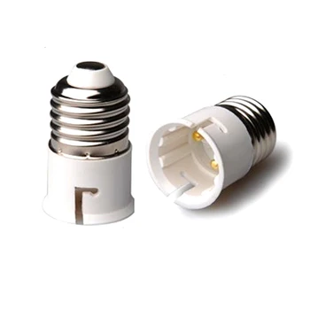10pcs E27 כדי B22 מנורה מחזיק ממיר E27-B22 Led מנורת נורת בסיס המרה שקע אור מתאם אור בסיס הולדר