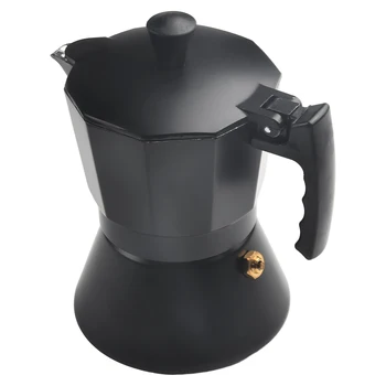 150/300ML מכונת קפה אלומיניום מוקה אספרסו, פרקולטור סיר להכנת קפה מוקה סיר אינדוקציה כיריים מכונת קפה