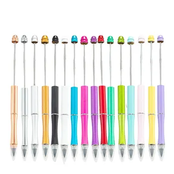 16Pcs מתכת חרוזים עיפרון חרוזים אינסופית עיפרון נצח עפרונות עבור ילד חיובי יציבה כתיבה וציוד לבית הספר