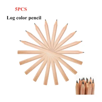 5pc HB עץ עפרונות רישום עיפרון שחור ליבה גס עץ רעיל ילדים עיפרון נייר מכתבים של בית הספר לציוד משרדי