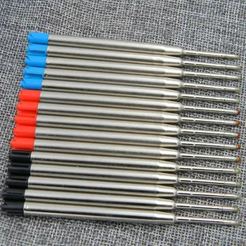 5Pc איכותי שחור או כחול דיו מילוי חותם השעווה זמן אחסון מתכת עט עט כדורי מילוי