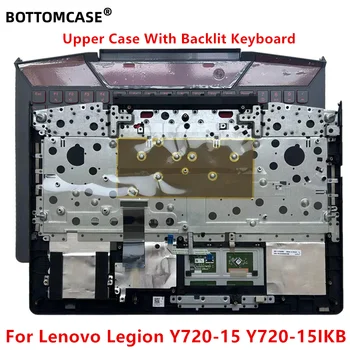 BOTTOMCASE חדש עבור Lenovo הלגיון Y720-15 Y720-15IKB רישיות Palmrest כיסוי מקלדת עם תאורה אחורית AP12M000100