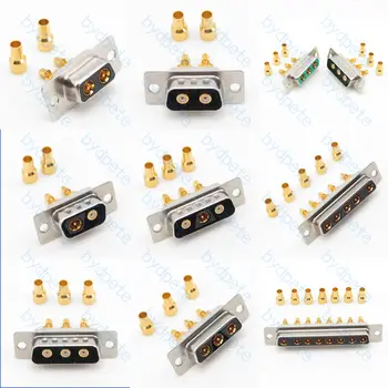 D-SUB DB Pin Plug ג ' ק אות מחבר צלחת זהב עבור RG174 RG316 כבלים קואקסיאליים