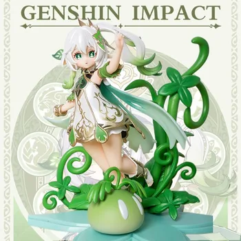Genshin השפעה Nahida אנימה להבין Kawaii נערה לוליטה דמויות פעולה Buer פסלון Genshin השפעה אוסף PVC דגם צעצוע מתנות