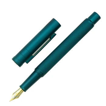 Hongdian צבעוני היער מתכת עט נובע EF/F/בנט החוד עט דיו העץ היפה מרקם לעסקים Office Home כתיבה