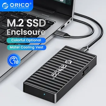 ORICO M. 2 NVMe SSD מארז המכיל עיצוב 10Gbps M2 SATA SSD מקרה USB3.1 Gen2 Type-C פלט עבור המחשב הנייד אבזרים