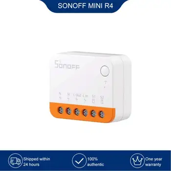 SONOFF מיני R4 Wifi מתג מיני קיצוני בית חכם מודול Wi-Fi ממסר הקול שלט רחוק עם אלקסה הבית של Google אליס שליטה