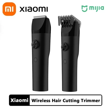 Xiaomi Mijia המקורי גוזם שיער חשמלי מקצועי קליפר רב-שכבת טיטניום מצופה קרמיקה סכין IPX7 עמיד למים