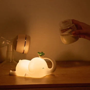 אוניברסלי פיל לילה אור סיליקון אינדוקציה שולחן עבודה מנורה חיצונית