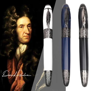 איאן MB יוקרה עיצוב מעיין עטים רולר בול דניאל דפו מייפל קליפ Blance עם מספר סידורי.