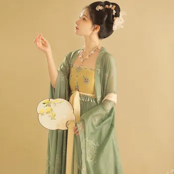 איכות גבוהה Hanfu נשים רקמה פיות Cosplay תלבושות חידוש הבמה לבוש אלגנטי בציר טאנג חליפה