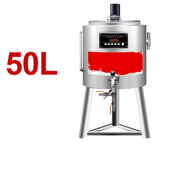באופן מלא אוטומטי פיסטור מכונת יוגורט פיסטור Equipmen טמפרטורה גבוהה אדים בסיר חלב, מיץ פירות מכונת 50L