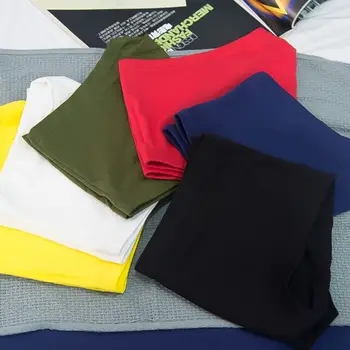 גברים 2023 חדש מוצק צבע שטוח לפינה מכנסיים נוער פיזיולוגיים לנשימה עיצוב שטוח המותניים מרובע הספרייה