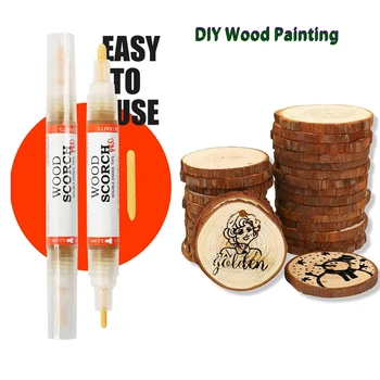 היילה עץ שריפת קרמל עט,להחליף את שריפת עץ כלי,חריכה עט סימון,עבור DIY עצים ציור אמנות Pyrography ויצירה Suppli