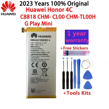 המקורי עבור Huawei HB444199EBC נטענת Li-ion סוללת הטלפון עבור Huawei הכבוד 4C C8818 CHM-UL00 CHM-TL00H CHM-CL00