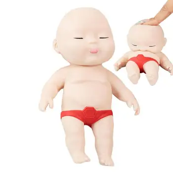 הפגת מתחים בובה רכה מציאותי החיים כמו תינוקות בובה מצחיק חושי כדורי לחץ למעוך צעצועים מצחיק מתנות עבור חברים איטי