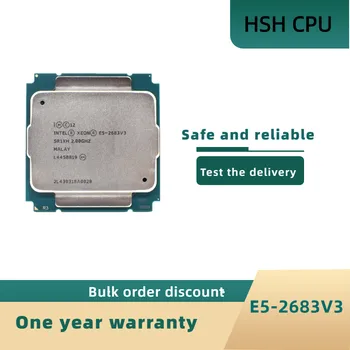 השתמשו Intel Xeon E5 2683 V3 2683V3 SR1XH 2.0 GHz 14-ליבות 35M LGA 2011-3 מעבד CPU