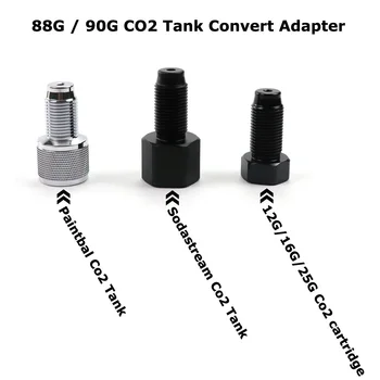 חדש Co2 מחסנית צילינדר 88G (90G) CO2 מחסנית חוט מתאם SodaStream גליל להמיר מתאם