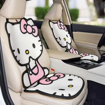 חדש Kawaii Sanrio המכונית Accessorieshello קיטי חתול קריקטורה המכונית כיסוי מושב קריקטורה מושב מגן המכונית מגן כרית בנות מתנה