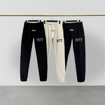 יסודות 1977 חדש גדול במיוחד מכנסי ספורט לגברים מכנסיים רחוב מכנסיים של גברים גבוה רחוב משוחרר מזדמנים מכנסיים מכנסי ריצה