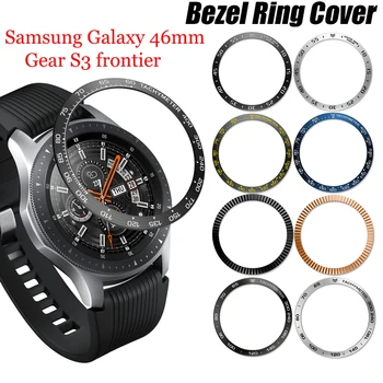 לוח הטבעת עיצוב עבור Samsung Gear S3 הגבול עבור Samsung Galaxy לצפות 46mm חכם צמיד טבעת מקרה כיסוי הגנת