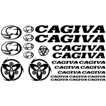 למקסי להגדיר CAGIVA מדבקות ויניל מדבקות גיליון אופנוע טנק באיכות גבוהה