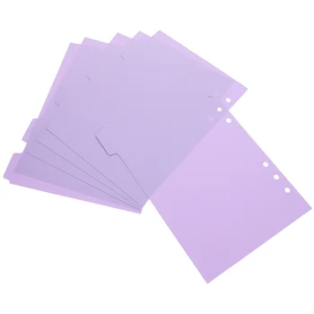 מדד חוצצים כרטיסיית 6 נייר קטגוריה מפרידים כרטיסיות נייר מגן מגיני פלסטיק
