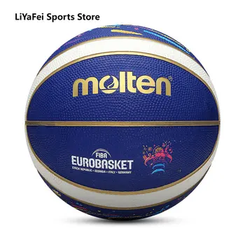 מותכת 7 גודל של האדם סל 2022 הליגה האירופית הרשמי הביצים זיכרון חיצוני מקורה מבוגרים כדורסל מתנות חינם