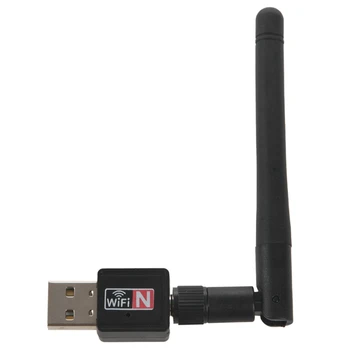 מיני מתאם Wifi Usb 150Mbps 2Db Wifi Dongle Mt7601 Wi-Fi, מקלט אלחוטי כרטיס רשת 802.11 B/N/G במהירות גבוהה Wifi Ethernet