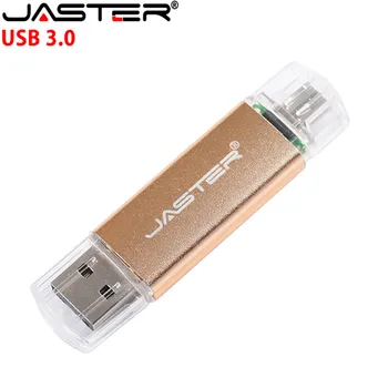 ניו ג ' סטר OTG USB Flash Drive במהירות גבוהה עט כונן 128GB 64GB 2 ב 1 מיקרו Usb 3.0 32GB 16GB 8GB כונן פלאש Pendrive