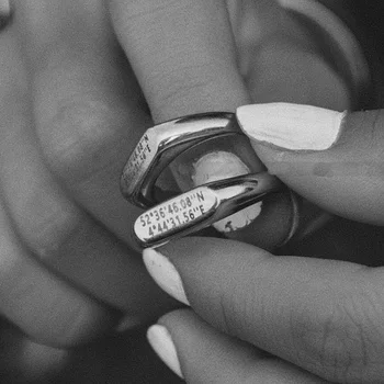נירוסטה אותיות DIY מותאם אישית טבעת לגברים נשים כמה מעולה השם DIY טבעות אופנה תכשיטים משפחה