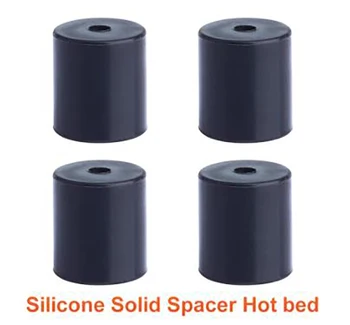 סיליקון מוצק Spacer חם במיטה טמפרטורה גבוהה אלסטי מוגברת כביסה עבור CR-10/ CR10S אנדר-3 Pro MK3 מדפסת 3D