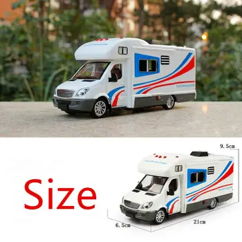סימולציה 1:32 סולם דגם RV רכב סיור רכב דגם צעצוע של ילד מתנה