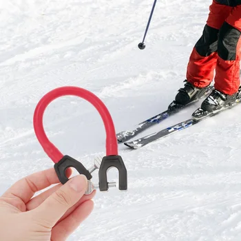 סקי טיפ מחבר סיוע הכשרה של ילדים קל למתחילים מלמדת שליטה מאמן Wedgease סקי מחברים לרתום את הרצועה שלג Edgie
