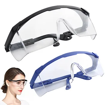 עין מגן בטיחות בעבודה משקפיים משקפי מגן מגן תעשייתי אנטי התזה הרוח, הוכחת אבק משקפי בטיחות רכיבה על אופניים משקפיים