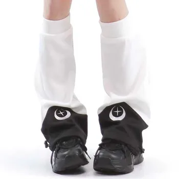 עיצוב מגניב חריף ילדה גותית תלמידים פאנק גרבי חותלות יפנית Y2K מתוק מחממי רגליים Womne הרגליים כיסוי אביזרי קוספליי