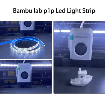 על Bambu מעבדה p1p אור Led הרצועה מדפסת 3D חלקים עמיד למים ניתן לחתוך חיסכון באנרגיה רצועות אור