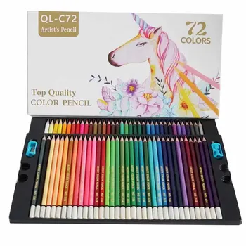עפרונות צבעוניים שומני צבעוני חמוד עפרונות מקצועי אמנות הציור ציור 