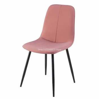 קטיפה ניידים כסאות אוכל המבטא ארגונומי הנורדית המודרנית כסאות אוכל מטבח יוקרתיים מעצב Sillas De Comedor רהיטים