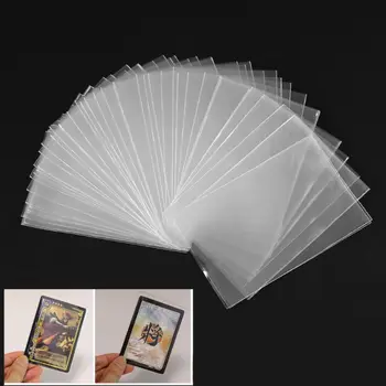 100Pcs מגן כרטיס שרוולים קסם משחק לוח מקרה הטארוט שלוש הממלכות קלפי פוקר מגן רב-גודל תיק מגן