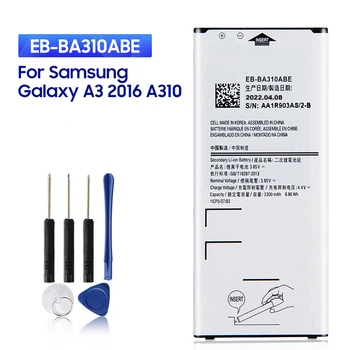 חדש החלפת הסוללה EB-BA310ABE עבור Samsung GALAXY A3 2016 מהדורה A5310A A310 EB-BA310ABA NFC סוללה 2300mAh